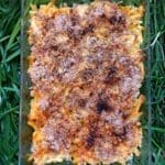 recette de mac and cheese, macaronis, cheddar, creme fraiche