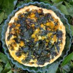 recette de quiche aux blettes, cumin, emmental et béchamel