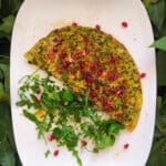 recette omelette aux herbes fraîches iranienne koukou sabzi