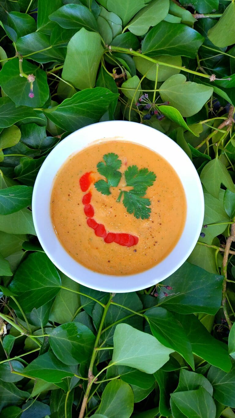 recette de soupe lentilles corail tomate coriandre