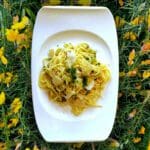 recette de pâtes au fenouil rôti avec agrûmes et copeaux de parmesan