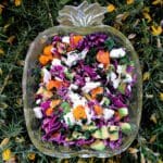 Recette de salade de chou rouge mandarines avocat chevre